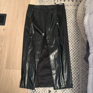 Leather SHEIN skirt
